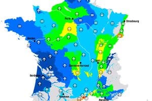 remplissage des nappes d'eau en France